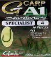 háčky Gamakatsu G Carp A1 Specialist Camougreen vel.2