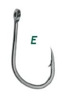 háčky Carp system E vel.1/0 s očkem