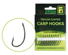 Háčky teflonové Zfish Curved Shank vel. 8