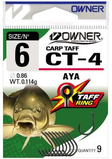 háčky Owner CT-4 53274 vel.2 Taff Ring