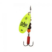 Třpytka D.A.M Effzett rotačka Fluo Yellow vel.2/4g