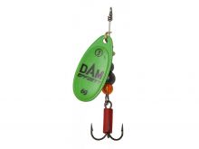 Třpytka D.A.M Effzett rotačka Fluo Green vel.2/4g