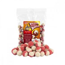 Boilie Benzar Mix Bicolor Turbo Krab Jahoda 20mm 250g
