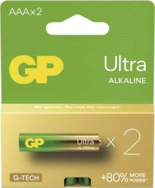 baterie GP Ultra 1,5V AAA LR03 alkaline 2ks