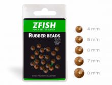Korálky gumové Zfish Rubber Beads vel.6