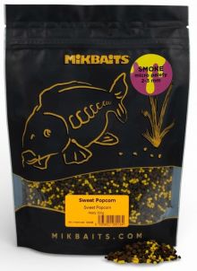 Smoke Micro Pelety Mikbaits Sweet Popcorn 2-3mm 350g